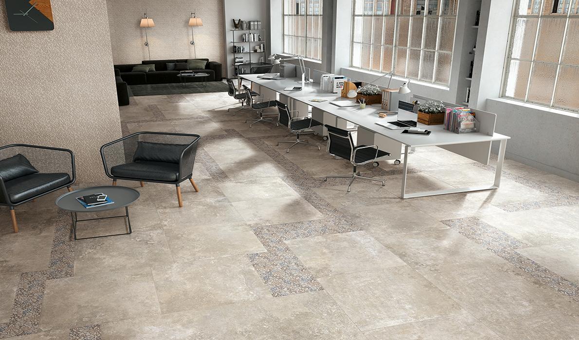 Porcelain Stoneware Viva Heritage Stone Public Spaces Beige Gallery Image | Emilceramica Porcelain Stoneware Viva Heritage Stone Public Spaces Beige Gallery Image | Emilceramica
